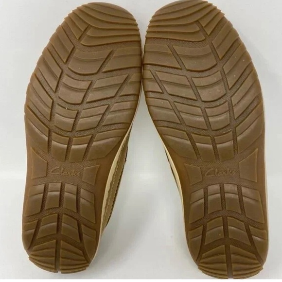 Clarks Tan Slip-On Loafers for Men - Picture 8 of 10